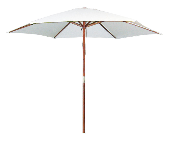 Markedsparasol Santander Ø250 cm beige - Sunlife